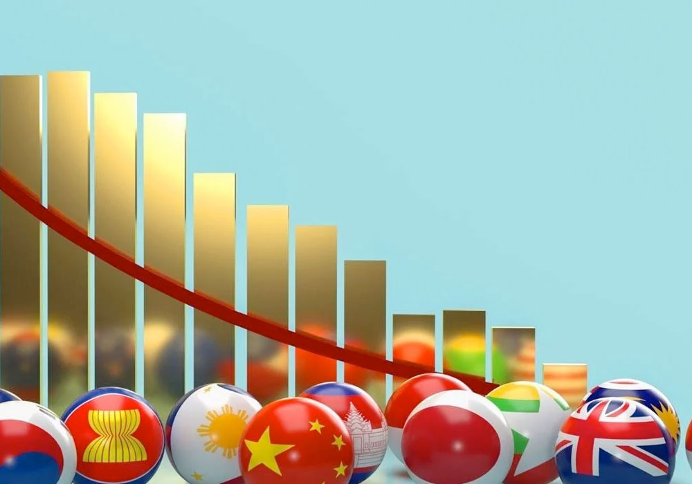 graphic showing uk at bottom of wellbeing graph